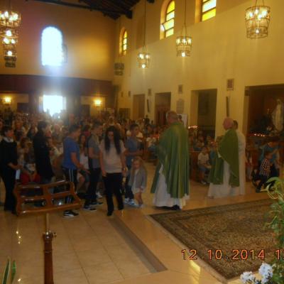12 octombrie: Roma: ÎPS Ioan Robu în vizită la comunitatea romano-catolică română. Casilina