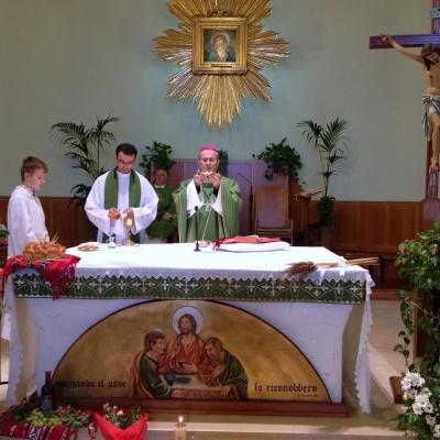 12 octombrie: Roma: ÎPS Ioan Robu în vizită la comunitatea romano-catolică română. Casilina