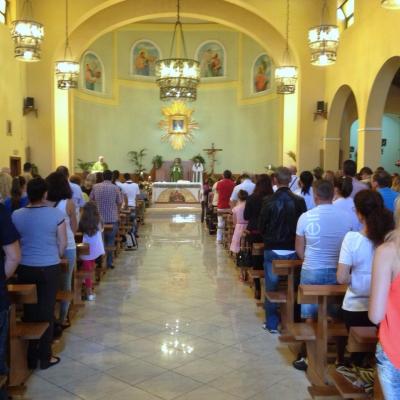 12 octombrie: Roma: ÎPS Ioan Robu în vizită la comunitatea romano-catolică română. Casilina