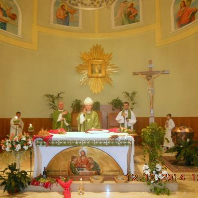 12 octombrie: Roma: ÎPS Ioan Robu în vizită la comunitatea romano-catolică română. Casilina