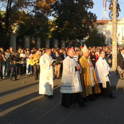 16 octombrie: Simbolurile Zilelor Mondiale ale Tineretului au ajuns la Iaşi