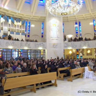 26 octombrie: Iaşi: Profesiunea călugărească perpetuă a sorei Tereza-Florentina Bordaş. Foto: Ovidiu Bişog