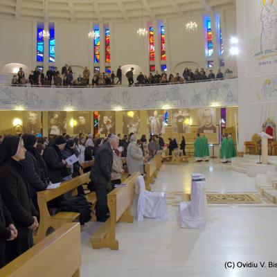 26 octombrie: Iaşi: Profesiunea călugărească perpetuă a sorei Tereza-Florentina Bordaş. Foto: Ovidiu Bişog