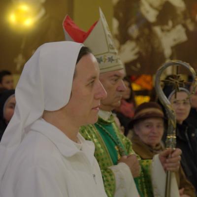 26 octombrie: Iaşi: Profesiunea călugărească perpetuă a sorei Tereza-Florentina Bordaş. Foto: Ovidiu Bişog