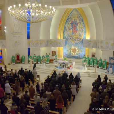 26 octombrie: Iaşi: Profesiunea călugărească perpetuă a sorei Tereza-Florentina Bordaş. Foto: Ovidiu Bişog