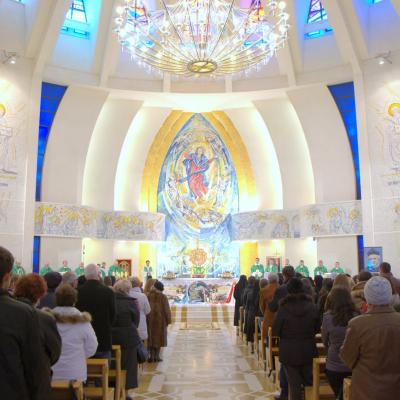 26 octombrie: Iaşi: Profesiunea călugărească perpetuă a sorei Tereza-Florentina Bordaş. Foto: Ovidiu Bişog