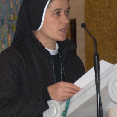26 octombrie: Iaşi: Profesiunea călugărească perpetuă a sorei Tereza-Florentina Bordaş. Foto: Ovidiu Bişog