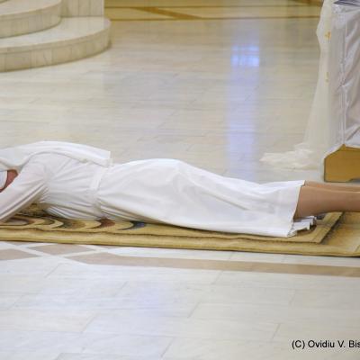 26 octombrie: Iaşi: Profesiunea călugărească perpetuă a sorei Tereza-Florentina Bordaş. Foto: Ovidiu Bişog
