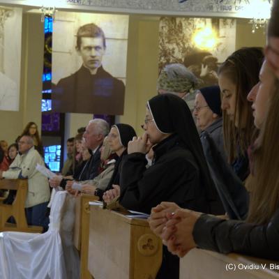26 octombrie: Iaşi: Profesiunea călugărească perpetuă a sorei Tereza-Florentina Bordaş. Foto: Ovidiu Bişog