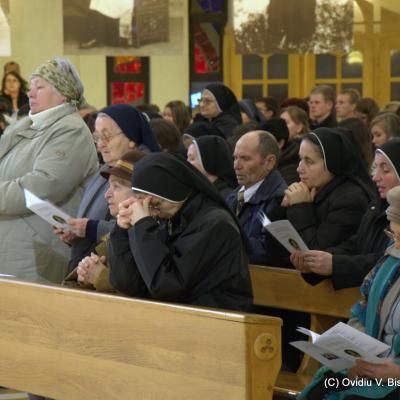 26 octombrie: Iaşi: Profesiunea călugărească perpetuă a sorei Tereza-Florentina Bordaş. Foto: Ovidiu Bişog
