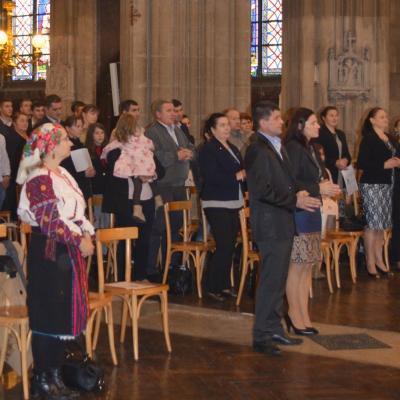 26 octombrie: Vizită oficială în cadrul comunităţii romano-catolice române din Paris