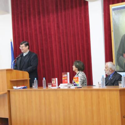 4 noiembrie: Iaşi: Autoarea germană Gabriele Kuby la lansarea propriilor cărţi despre teoria "gender". Foto: Ionuţ-Gabriel Giurgică