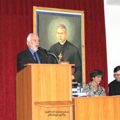 4 noiembrie: Iaşi: Autoarea germană Gabriele Kuby la lansarea propriilor cărţi despre teoria "gender". Foto: Ionuţ-Gabriel Giurgică