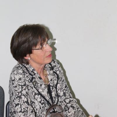 4 noiembrie: Iaşi: Autoarea germană Gabriele Kuby la lansarea propriilor cărţi despre teoria "gender". Foto: Ionuţ-Gabriel Giurgică