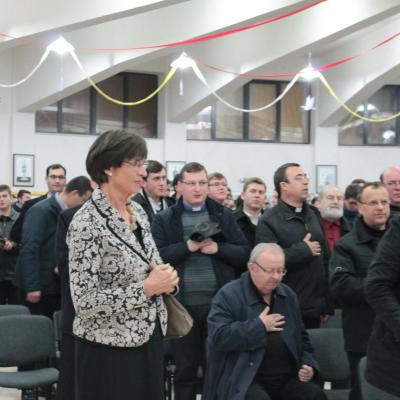 4 noiembrie: Iaşi: Autoarea germană Gabriele Kuby la lansarea propriilor cărţi despre teoria "gender". Foto: Ionuţ-Gabriel Giurgică