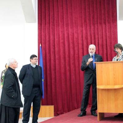 4 noiembrie: Iaşi: Autoarea germană Gabriele Kuby la lansarea propriilor cărţi despre teoria "gender". Foto: Ionuţ-Gabriel Giurgică