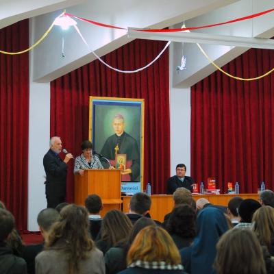 4 noiembrie: Iaşi: Autoarea germană Gabriele Kuby la lansarea propriilor cărţi despre teoria "gender". Foto: Emilian Lupu