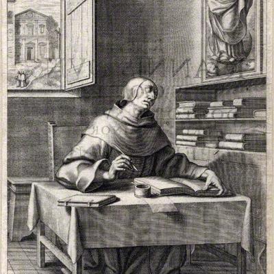 by Cornelis Bloemaert, line engraving, probably 17th century