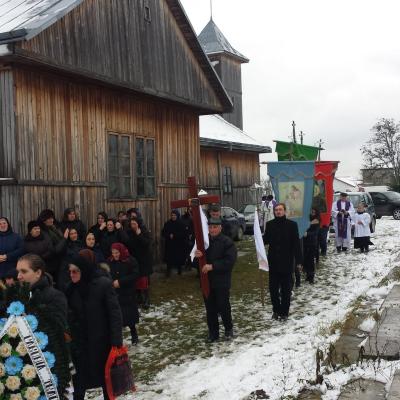 22 noiembrie: Luizi-Călugăra: Funeraliile părintelui Petru Solomon. Foto: Emilian Lupu