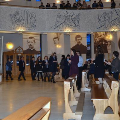 7 decembrie: Iaşi: Adeziunea la Acţiunea Catolică în Parohia "Adormirea Maicii Domnului"