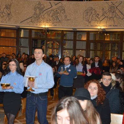 7 decembrie: Iaşi: Adeziunea la Acţiunea Catolică în Parohia "Adormirea Maicii Domnului"