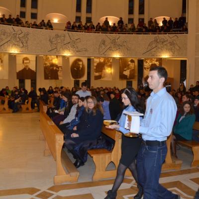 7 decembrie: Iaşi: Adeziunea la Acţiunea Catolică în Parohia "Adormirea Maicii Domnului"
