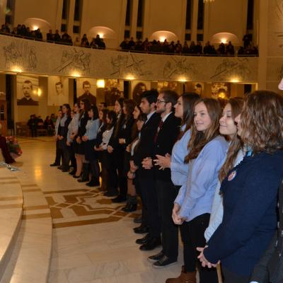 7 decembrie: Iaşi: Adeziunea la Acţiunea Catolică în Parohia "Adormirea Maicii Domnului"