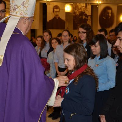 7 decembrie: Iaşi: Adeziunea la Acţiunea Catolică în Parohia "Adormirea Maicii Domnului"