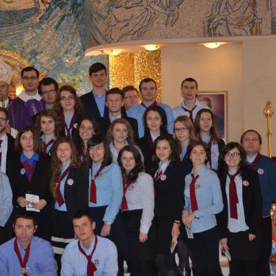 7 decembrie: Iaşi: Adeziunea la Acţiunea Catolică în Parohia "Adormirea Maicii Domnului"