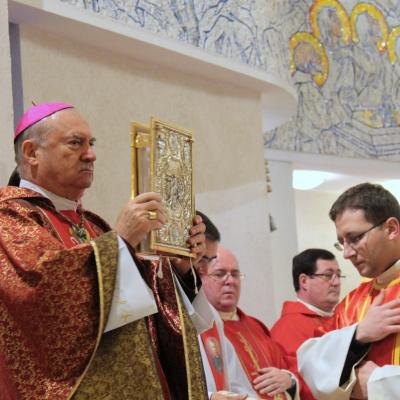 10 decembrie: Iaşi: Prima celebrare a fericitului Anton Durcovici, episcop martir. Foto: Ionuţ-Gabriel Giurgică