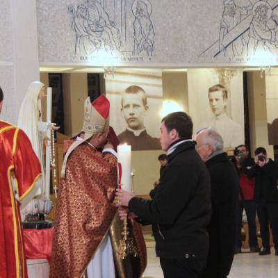 10 decembrie: Iaşi: Prima celebrare a fericitului Anton Durcovici, episcop martir. Foto: Ionuţ-Gabriel Giurgică