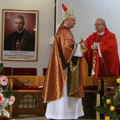 10 decembrie: Iaşi: Prima celebrare a fericitului Anton Durcovici, episcop martir. Foto: Ionuţ-Gabriel Giurgică