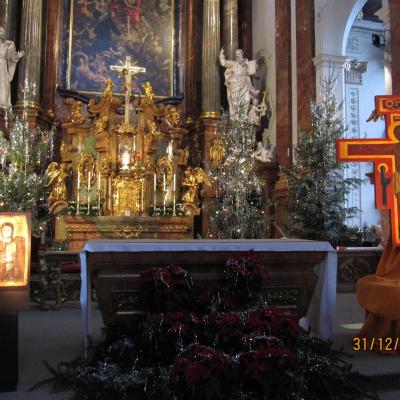 29 decembrie 2014 - 2 ianuarie 2015: Praga: Tineri din Dieceza de Iaşi la Pelerinajul încrederii pe pământ. Liben Praha 8. Foto: Cristina Budău
