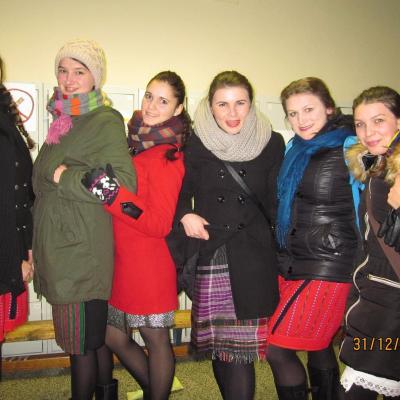 29 decembrie 2014 - 2 ianuarie 2015: Praga: Tineri din Dieceza de Iaşi la Pelerinajul încrederii pe pământ. Liben Praha 8. Foto: Cristina Budău