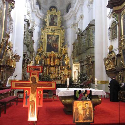 29 decembrie 2014 - 2 ianuarie 2015: Praga: Tineri din Dieceza de Iaşi la Pelerinajul încrederii pe pământ. Liben Praha 8. Foto: Cristina Budău
