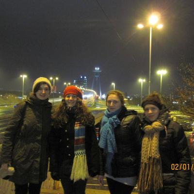 29 decembrie 2014 - 2 ianuarie 2015: Praga: Tineri din Dieceza de Iaşi la Pelerinajul încrederii pe pământ. Liben Praha 8. Foto: Cristina Budău