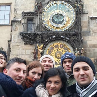 29 decembrie 2014 - 2 ianuarie 2015: Praga: Tineri din Dieceza de Iaşi la Pelerinajul încrederii pe pământ. Foto: Emilian Lupu