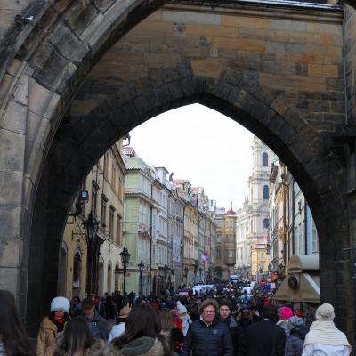 29 decembrie 2014 - 2 ianuarie 2015: Praga: Tineri din Dieceza de Iaşi la Pelerinajul încrederii pe pământ. Foto: Emilian Lupu