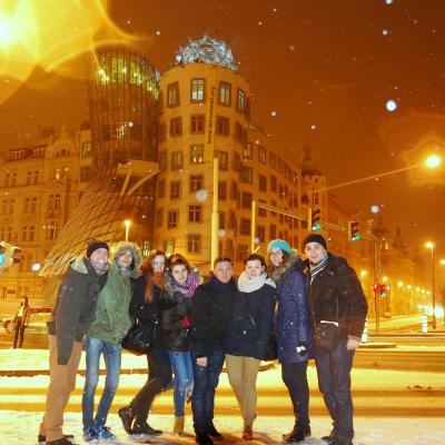29 decembrie 2014 - 2 ianuarie 2015: Praga: Tineri din Dieceza de Iaşi la Pelerinajul încrederii pe pământ. Foto: Emilian Lupu