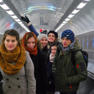 29 decembrie 2014 - 2 ianuarie 2015: Praga: Tineri din Dieceza de Iaşi la Pelerinajul încrederii pe pământ. Foto: Emilian Lupu