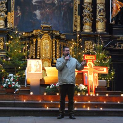 29 decembrie 2014 - 2 ianuarie 2015: Praga: Tineri din Dieceza de Iaşi la Pelerinajul încrederii pe pământ. Foto: Emilian Lupu