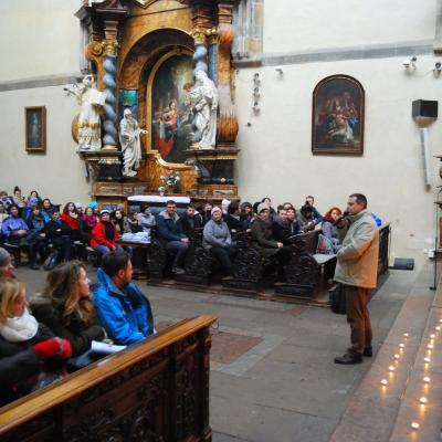 29 decembrie 2014 - 2 ianuarie 2015: Praga: Tineri din Dieceza de Iaşi la Pelerinajul încrederii pe pământ. Foto: Emilian Lupu