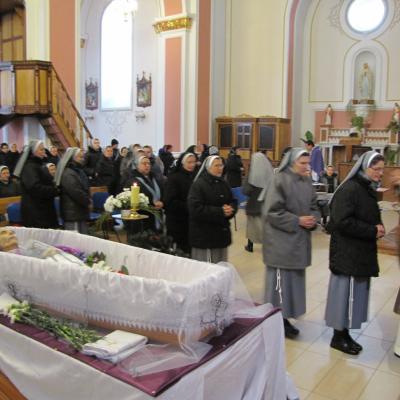 20 ianuarie: Luizi-Călugăra: Funeraliile sorei Veronica Mateeş, SFMA