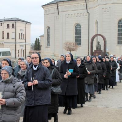 2 februarie: Iaşi: A XIX-a Zi Mondială a Persoanelor Consacrate. Foto: Ionuţ-Gabriel Giurgică