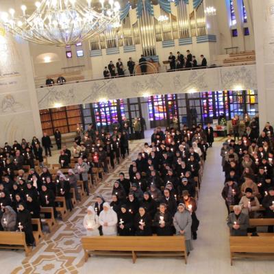2 februarie: Iaşi: A XIX-a Zi Mondială a Persoanelor Consacrate. Foto: Ionuţ-Gabriel Giurgică