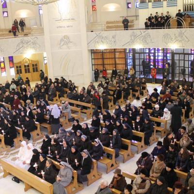 2 februarie: Iaşi: A XIX-a Zi Mondială a Persoanelor Consacrate. Foto: Ionuţ-Gabriel Giurgică
