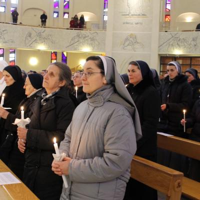 2 februarie: Iaşi: A XIX-a Zi Mondială a Persoanelor Consacrate. Foto: Ionuţ-Gabriel Giurgică