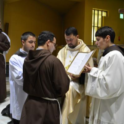 7 februarie: Oneşti: Profesiunea simplă a fratelui Anton Gal, OFMCap
