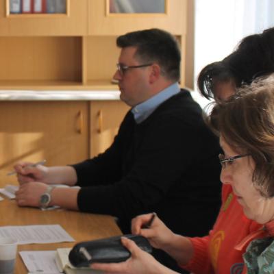 14 februarie: Iaşi: Şedinţă a Oficiului pentru Pastoraţia Şcolară şi Predarea Religiei (14 februarie 2015). Foto: Ionuţ-Gabriel Giurgică