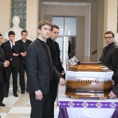 27 februarie: Iaşi: Requiem pentru odihna sufletului părintelui Dumitru Gabor. Foto: Ionuţ-Gabriel Giurgică